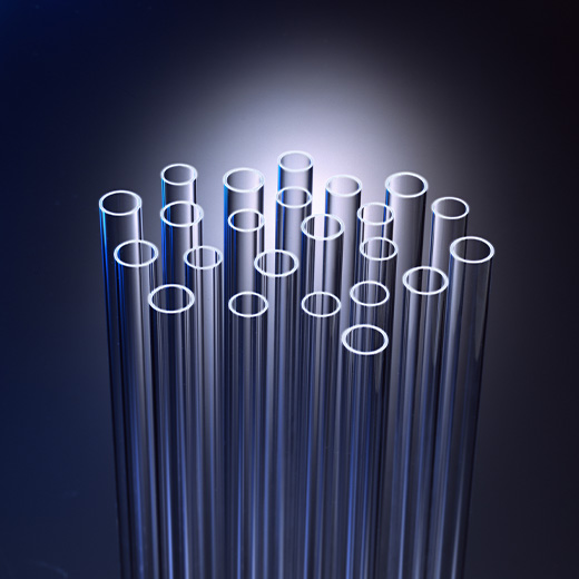 Transparent Quartz Glass for Lamps